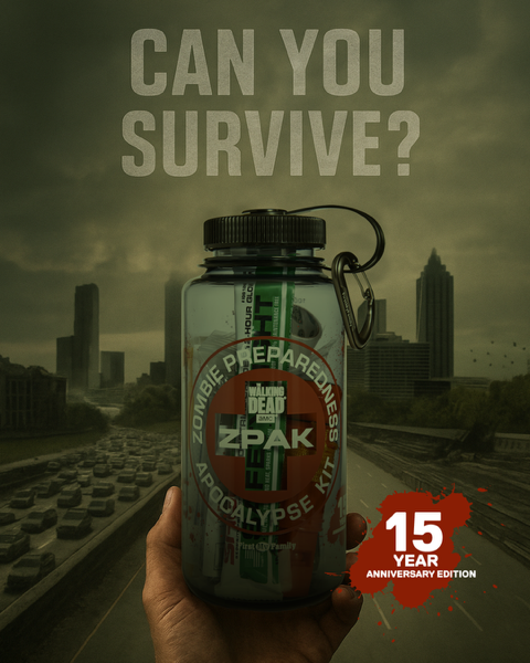 AMC's The Walking Dead ZPAK (Zombie Preparedness Apocalypse Kit - 15 Year Anniversary Edition