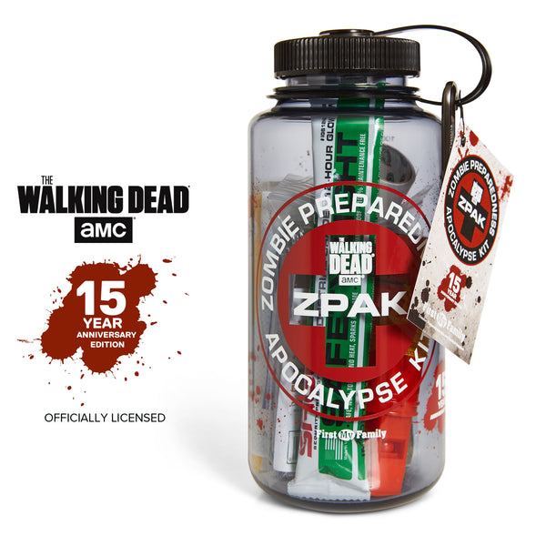 AMC's The Walking Dead ZPAK (Zombie Preparedness Apocalypse Kit - 15 Year Anniversary Edition