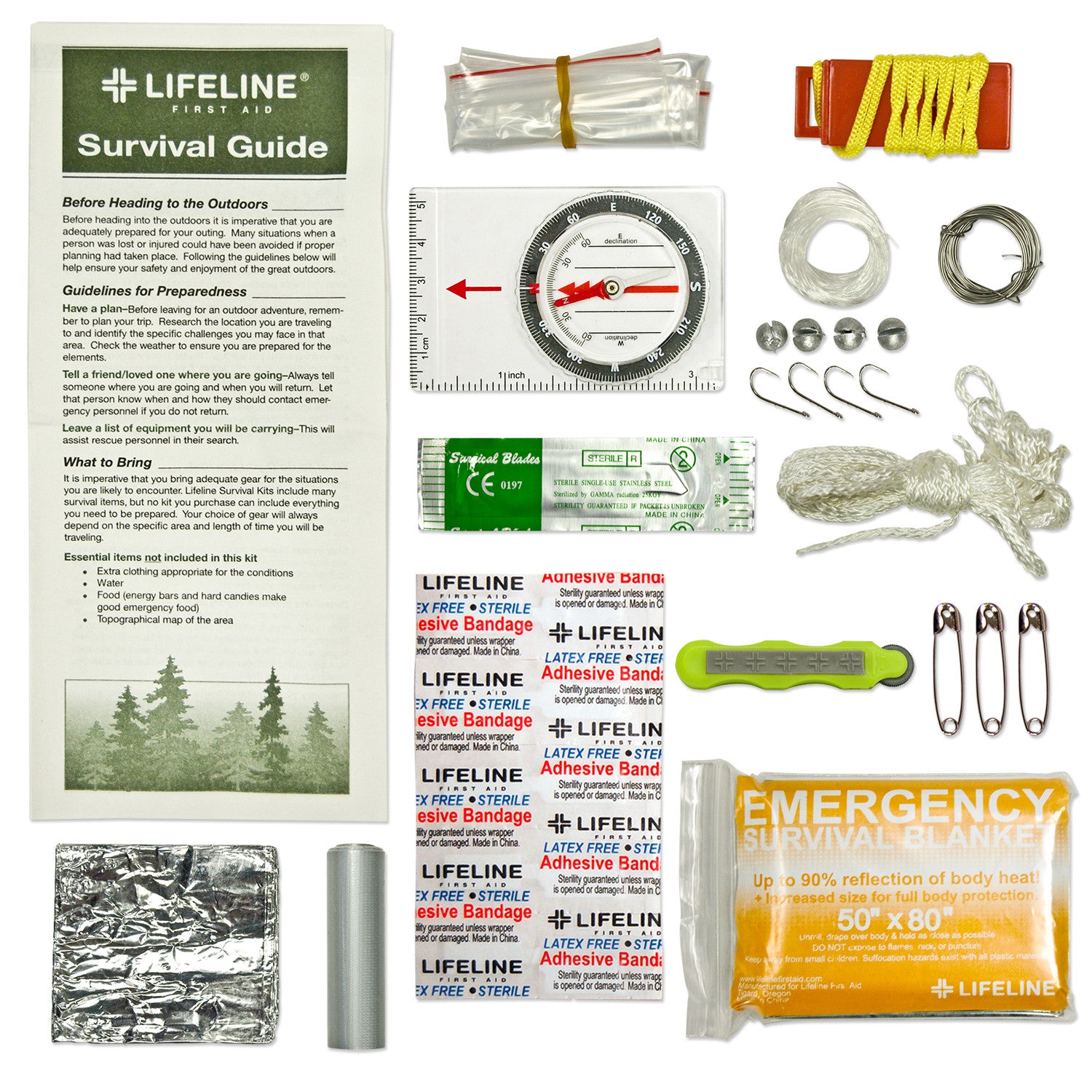 Lifeline Ultra Light Survival Kit - First My Family - A Disaster  Preparedness Company