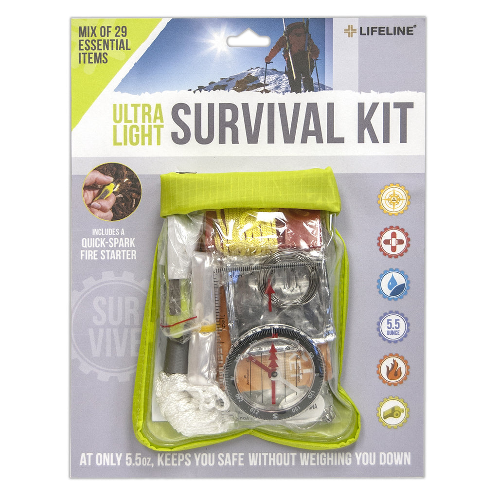 Lifeline Ultra Light Survival Kit First My Family A Disaster Preparedness Company