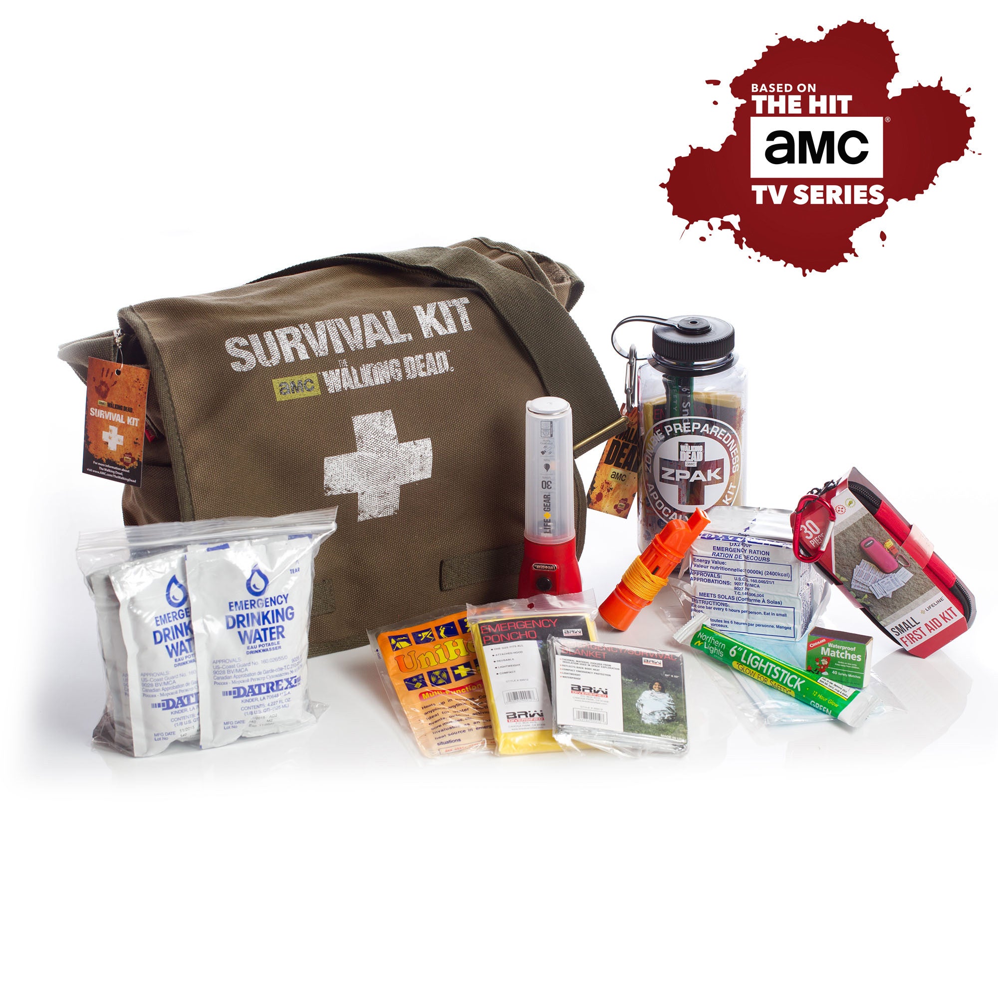 AMC The Walking Dead Survival Kit and ZPAK Bundle - First My Family - A  Disaster Preparedness Company